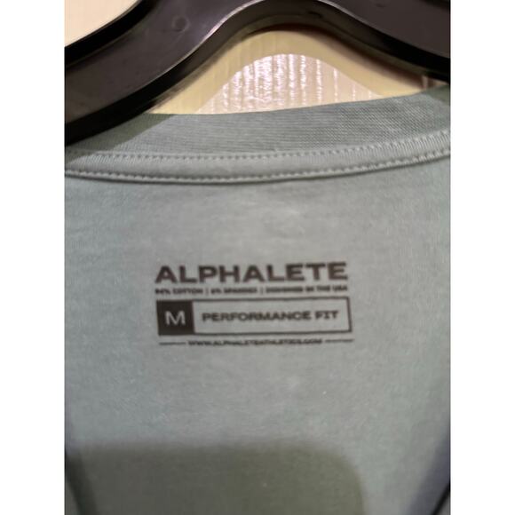 Alphalete PBNS Men's Blue Athletic Stretch Long Sleeve Performance Shirt Size M - Picture 3 of 4